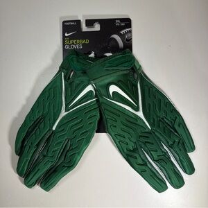Nike Superbad 6.0 Football Gloves DX4520-306 Men Size 3XL Green/White Brand New